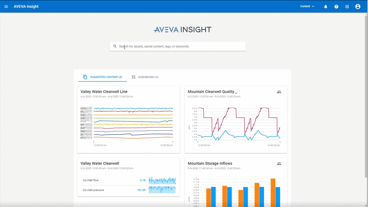 AVEVA Insight Search for Assets
