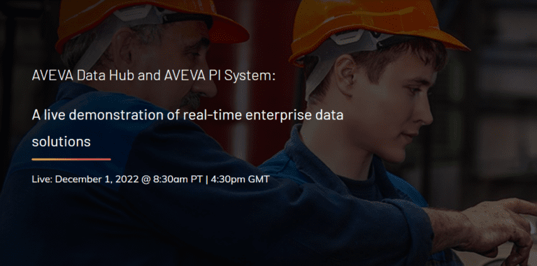 AVEVA Data Hub and AVEVA PI System: A live demonstration of real-time ...