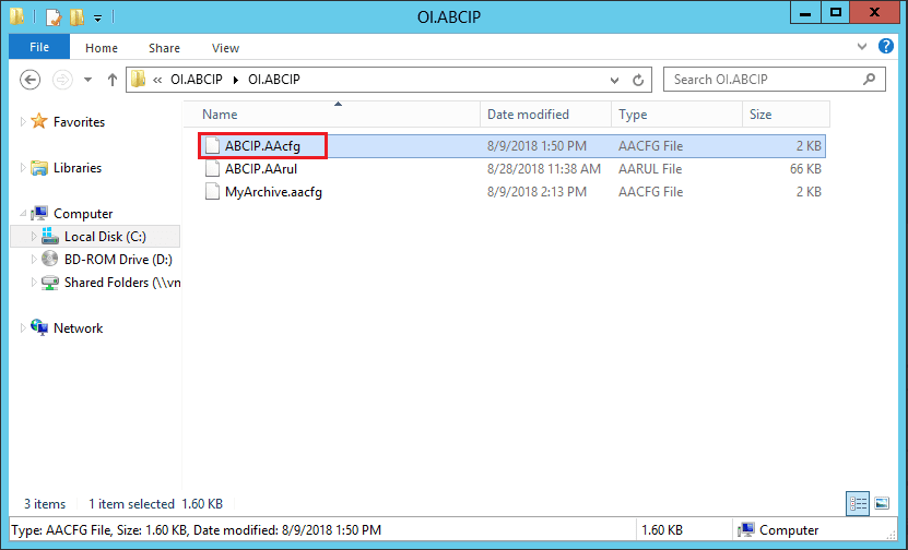 How to archive and export Wonderware OI or DA Server configuration